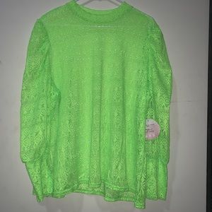 3X Lace Neon Top